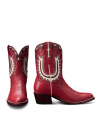 Pair view of The Jolene - Crimson / Bone on plain background