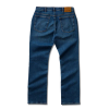 Back view of Men's Rugged Relaxed Jeans - Medium on plain background