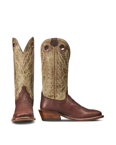 Pair view of The Cody - Mahogany Smooth Ostrich on plain background