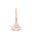 Front view of Cattleman Hat Ornament - Blush on plain background