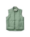 Front view of Durango Puffer Vest - Moss on plain background