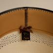 Closeup detail view of Cattleman Straw Cowboy Hat - Natural