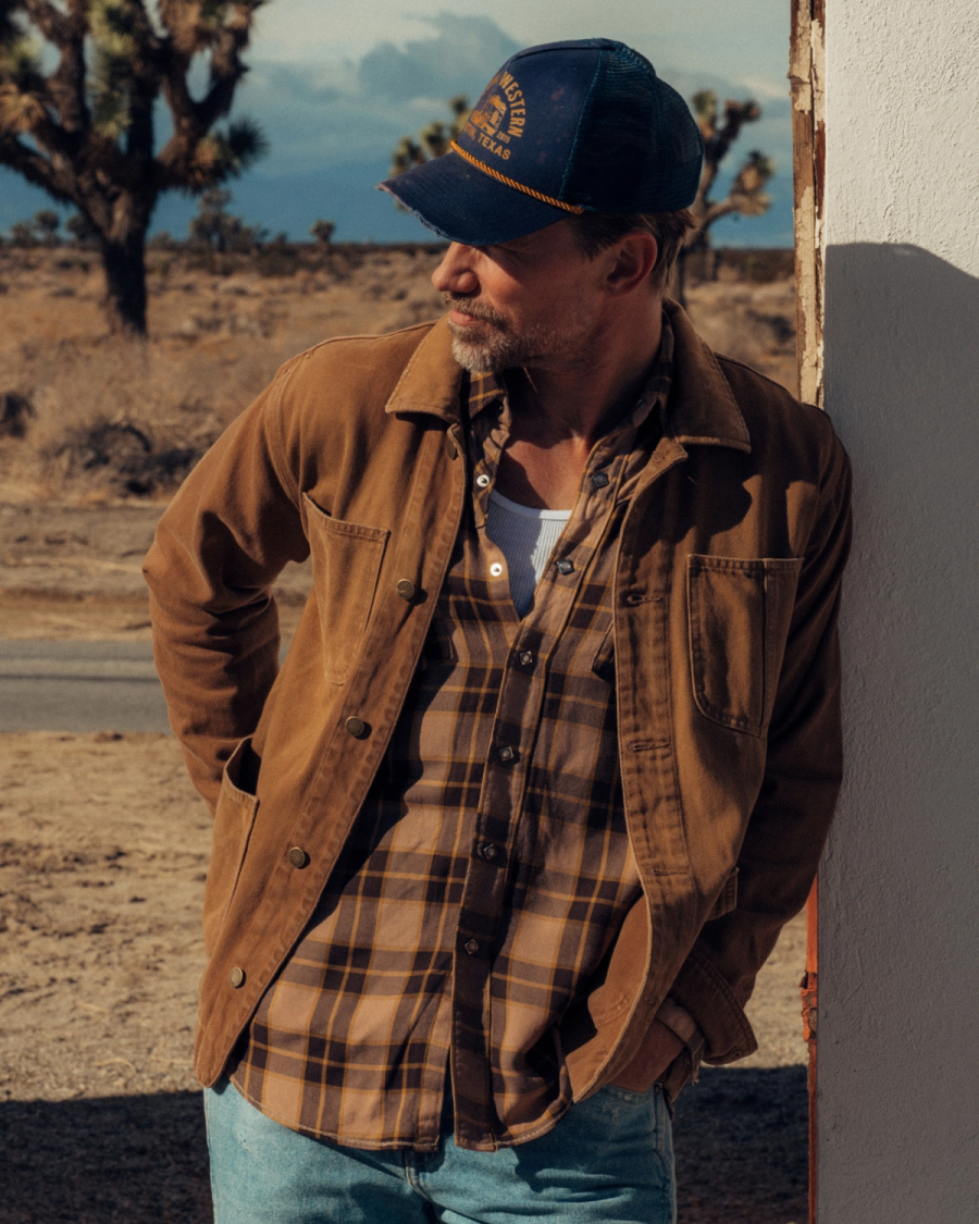 Men's Tan Denim Chore Jacket - Western | Tecovas Men's Tan Denim Chore Jacket - Western | Tecovas