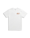 Front view of Men's Tecovas Western Lines Tee - Bone / Multi on plain background