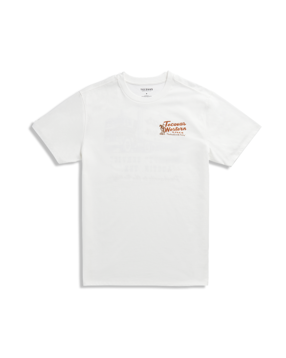 The Western Graphic Tee - White supima cotton | Tecovas