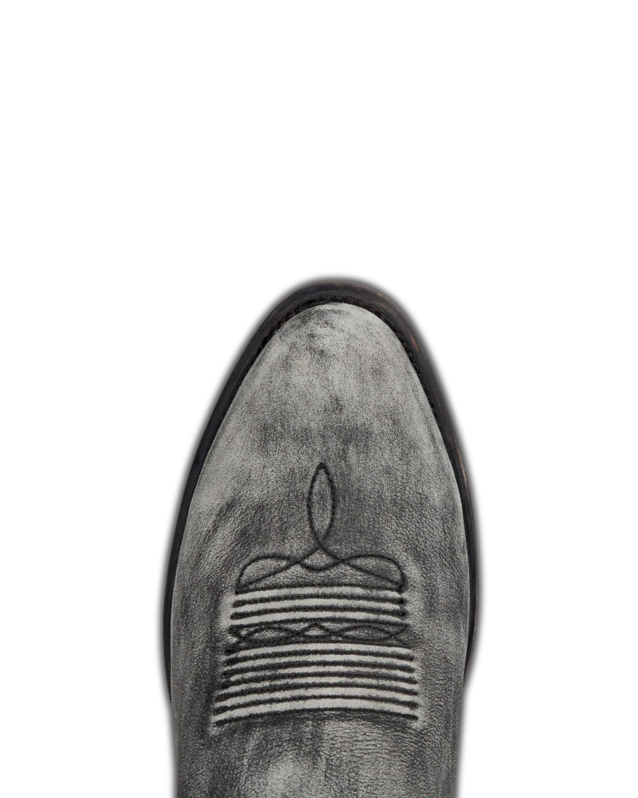 Toe view of The Cartwright - Gunsmoke Cowhide on plain background