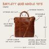 Diagram of The Bartlett Grab Handle Tote