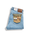 View of Men's Modern Bootcut Heritage Denim - Light Blue