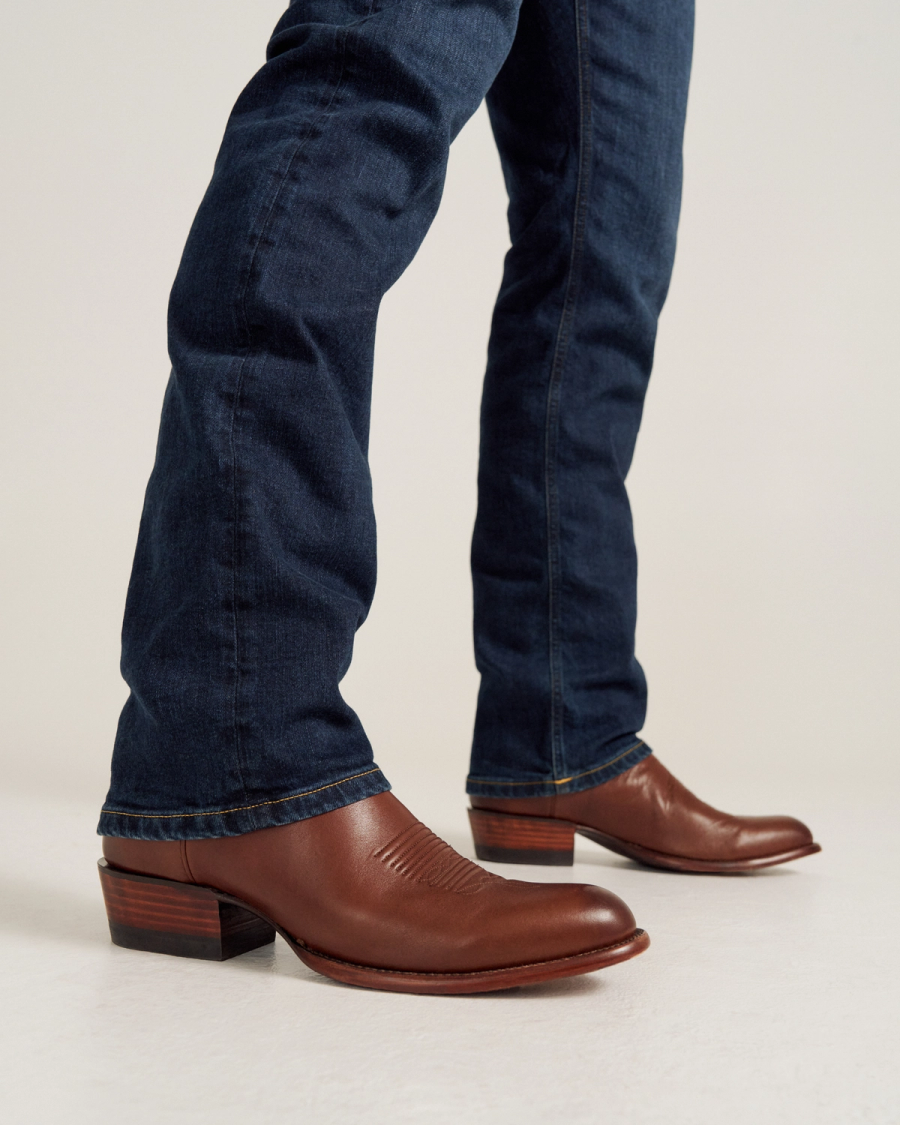 Tecovas Cartwright Boots Men’s 8B Leather Brown Hazelnut Cowboy Western Tecovas Cartwright Leather Western Boot - Cafe | Dress Boots  main image 4
