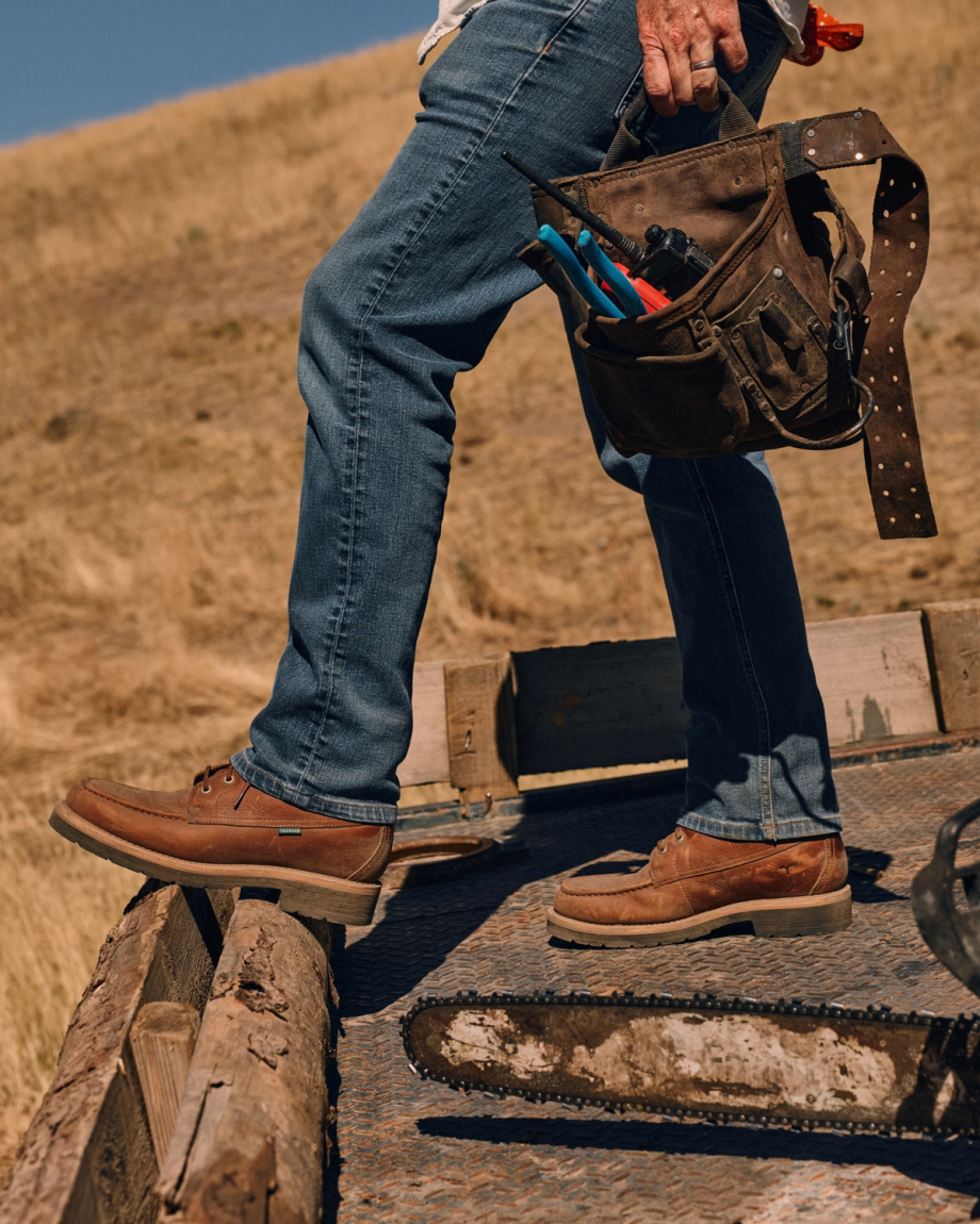 View of The Rugged Moc - Saddle