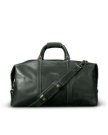 Front view of Bartlett Large Weekender - Midnight Green on plain background