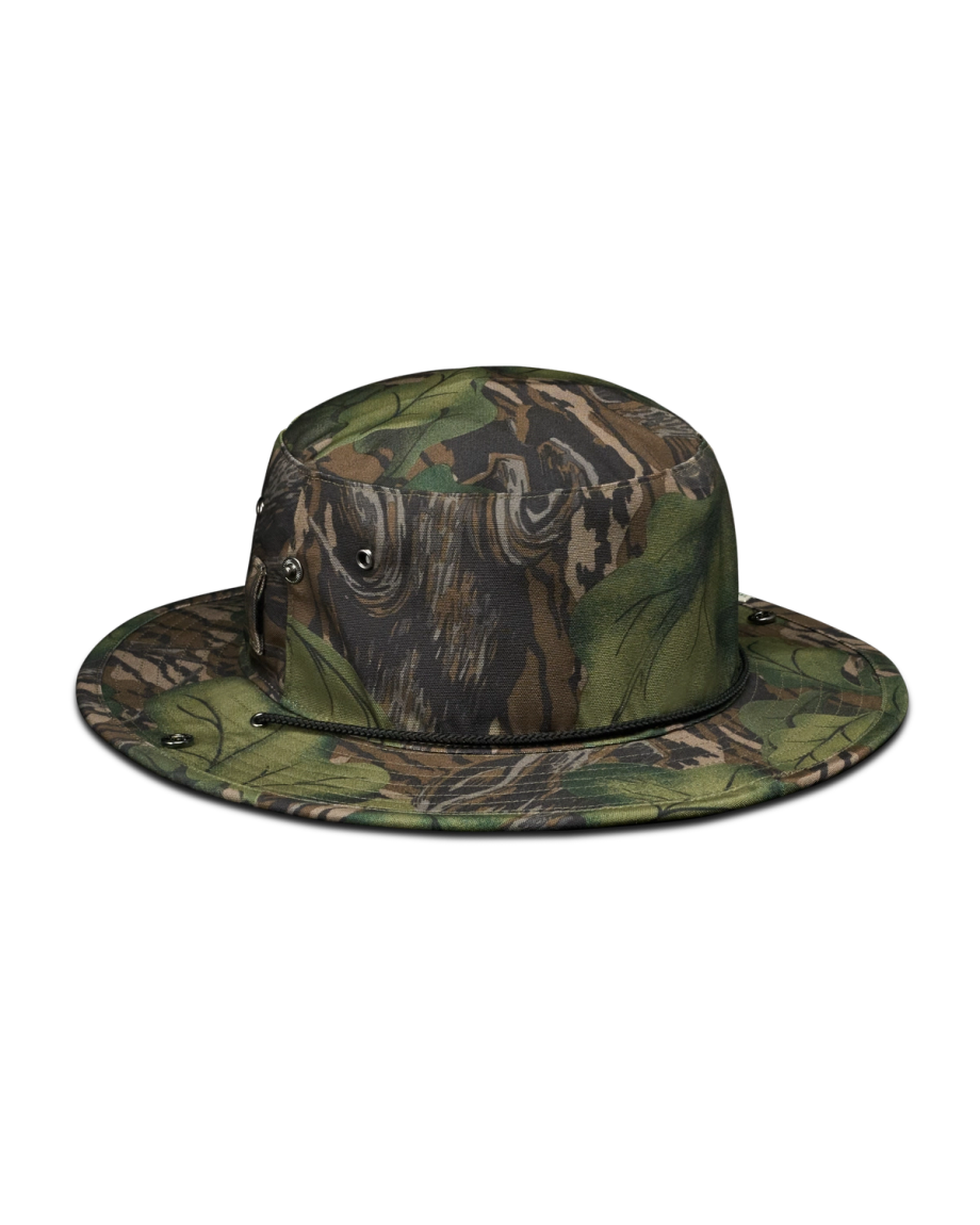 Back view of Tecovas x Mossy Oak Boonie Hat - Full Foliage on plain background