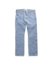 Front view of Men's Slim Straight Heritage Denim - Light Blue on plain background