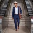 Man wearing Chance Chesnut Brown cowboy boots