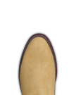 Toe view of The Dean - Camel Roughout on plain background