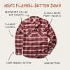 Flannel Button Down in Brick Diagram