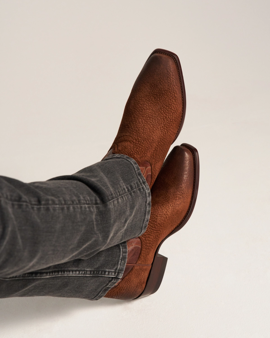 The Warren Cowboy Boot - Brown carpincho | Tecovas