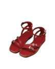 Quarterfront view of The Blakely - Cherry on plain background