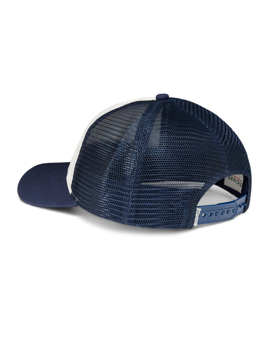 View of Let's Rodeo 5 Panel Low Pro Trucker - Navy / White