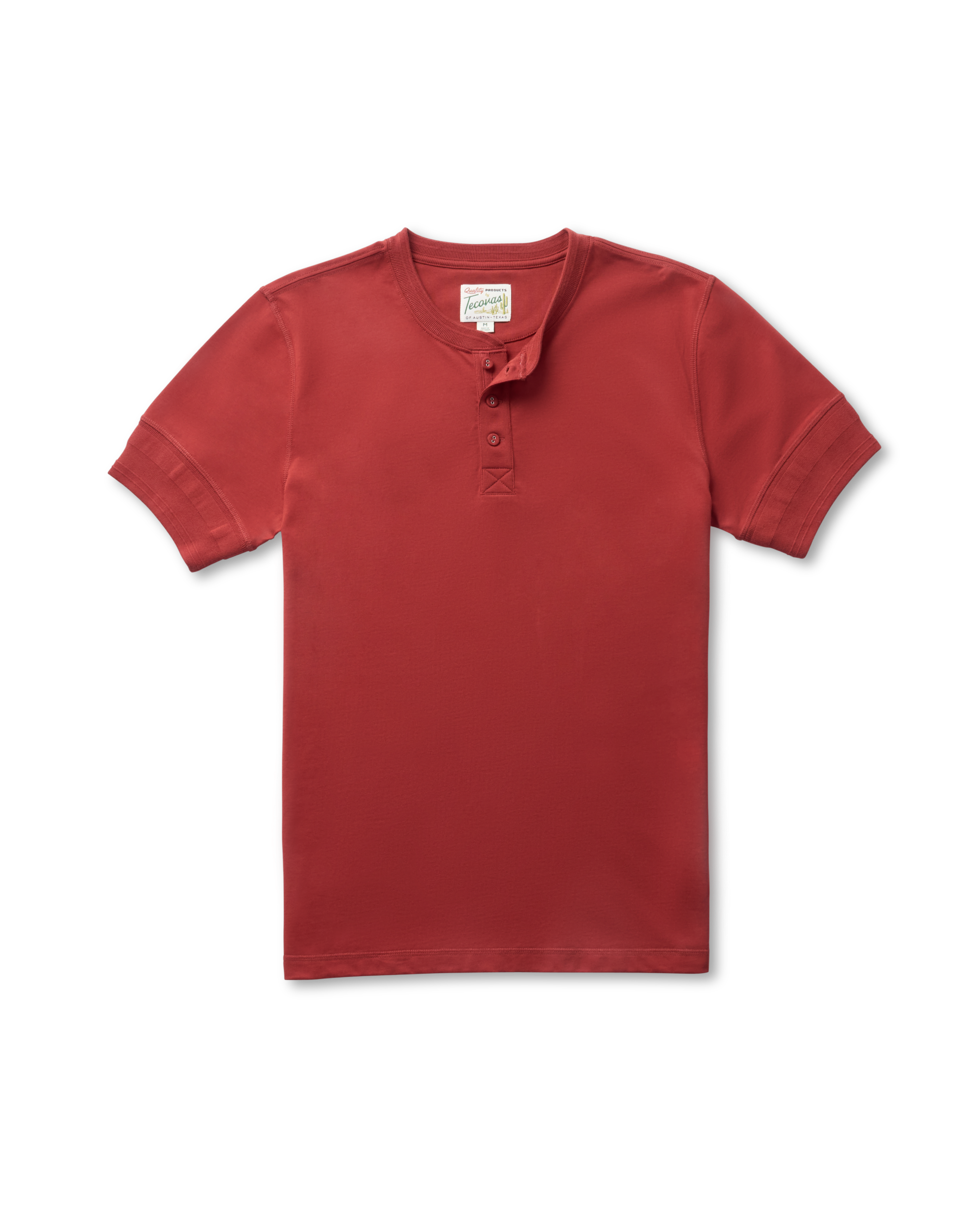 Tecovas Men's Standard Issue Short Sleeve Henley INTERNATIONAL SHIPPING