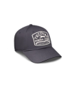 Quarterfront view of General Store Dad Hat - Washed Navy on plain background