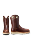 Pair view of LongHaul Waterproof Roper Composite Toe Work Boot - Maple on plain background