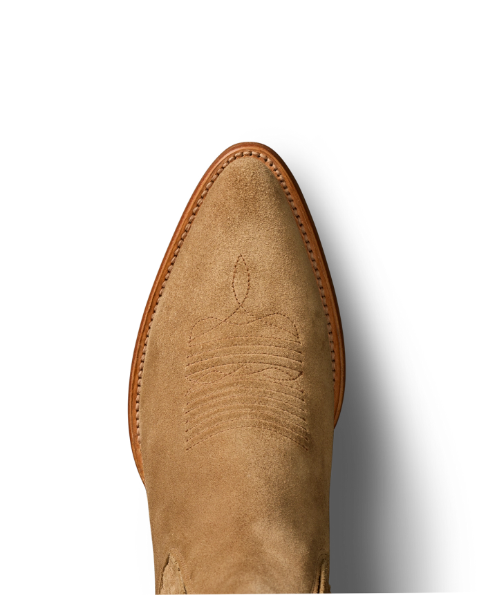 Toe view of The Taylor - Latte on plain background