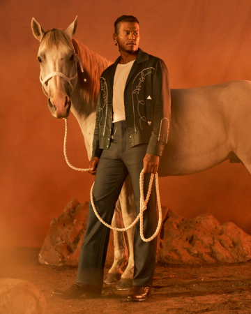 View of Birthday Boot X - Dark Pecan Alligator