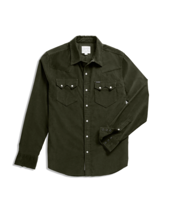 Men's Long Sleeve Texas Weight Corduroy Pearl Snap | Tecovas