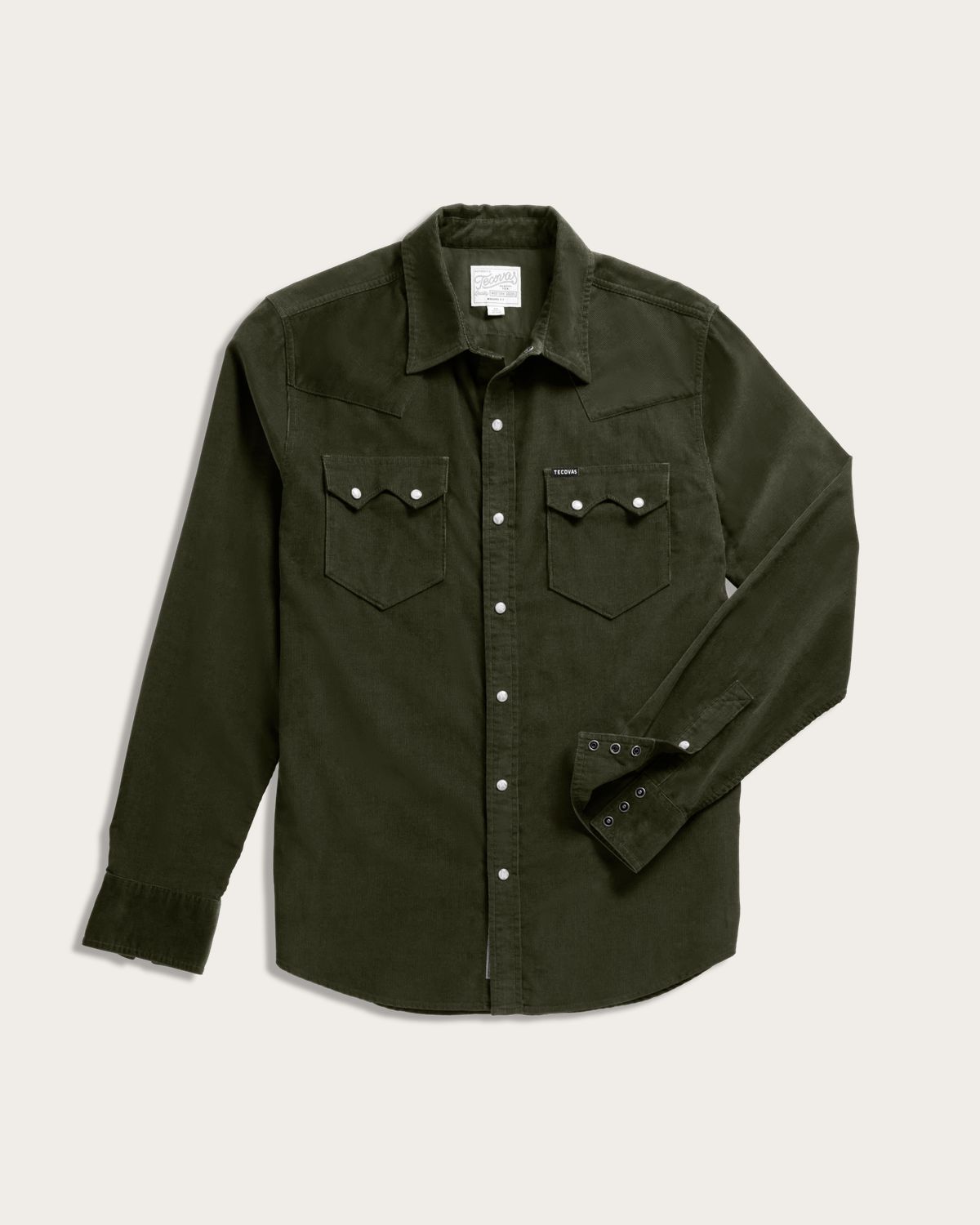 Men's Texas Weight Corduroy Pearl Snap