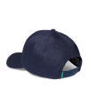 Quarterback view of Genuine Western 6 Panel Mid Pro Trucker - Navy on plain background