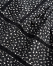 Closeup view of Women's Cotton Poplin Midi Skirt - Black / White