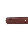 Closeup view of Men's Cowhide Belt II - Hazelnut