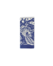 Folded view of Americana Bandana - Blue on plain background