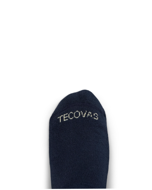 Toe view of Mid-Calf Socks (2-Pack) - Eagle Navy on plain background