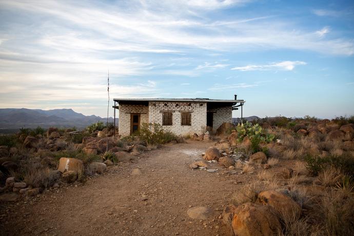 little building in west texas landscape