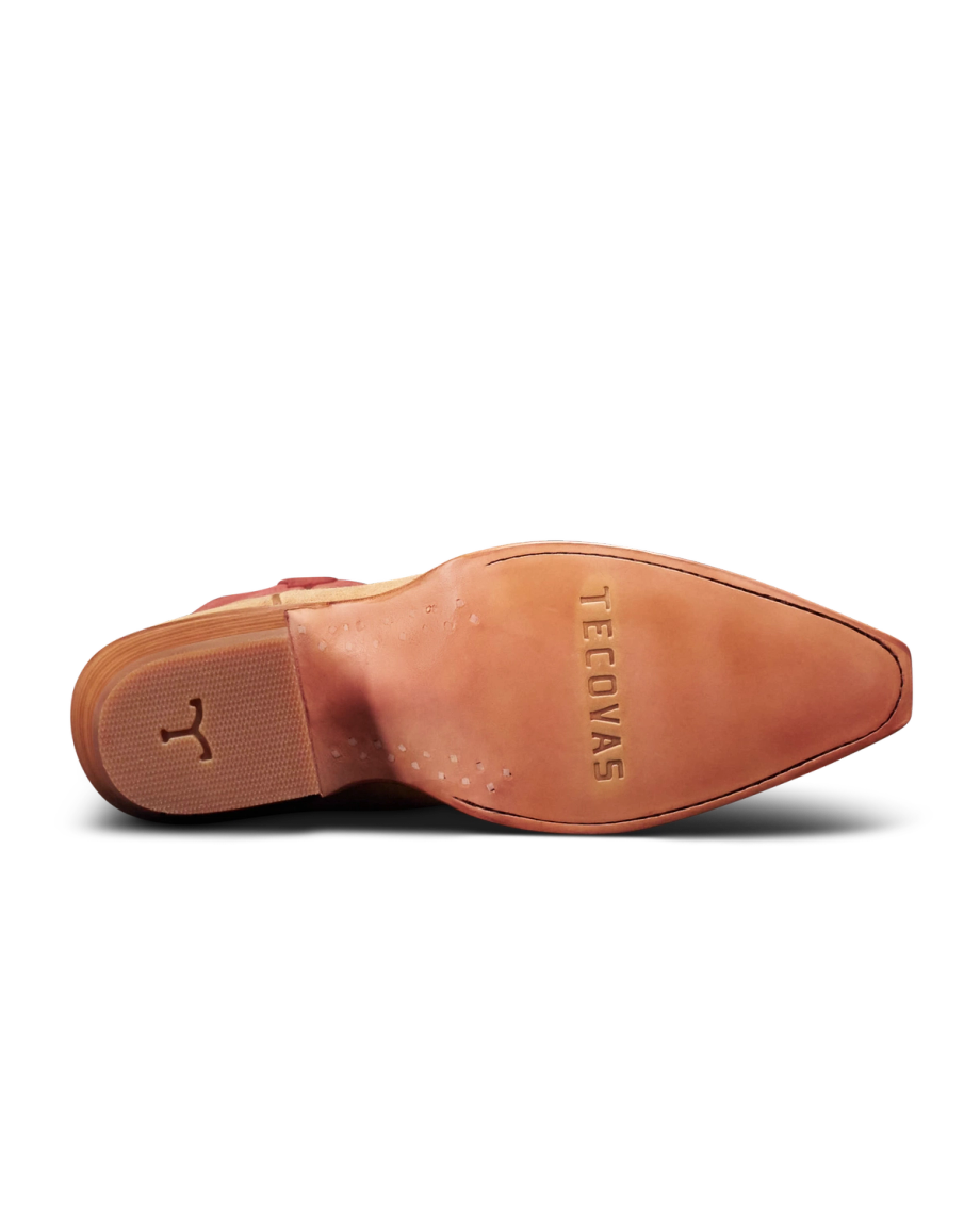 Sole view of The Annie - Ombre Suede on plain background