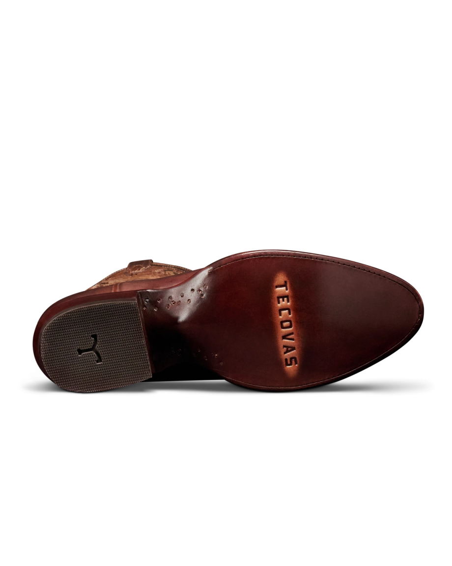 Sole view of The Cartwright Wild Horses - Chestnut Cowhide on plain background