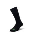 View of Deal Me In Mid Calf Sock - Black / Gamblers Green