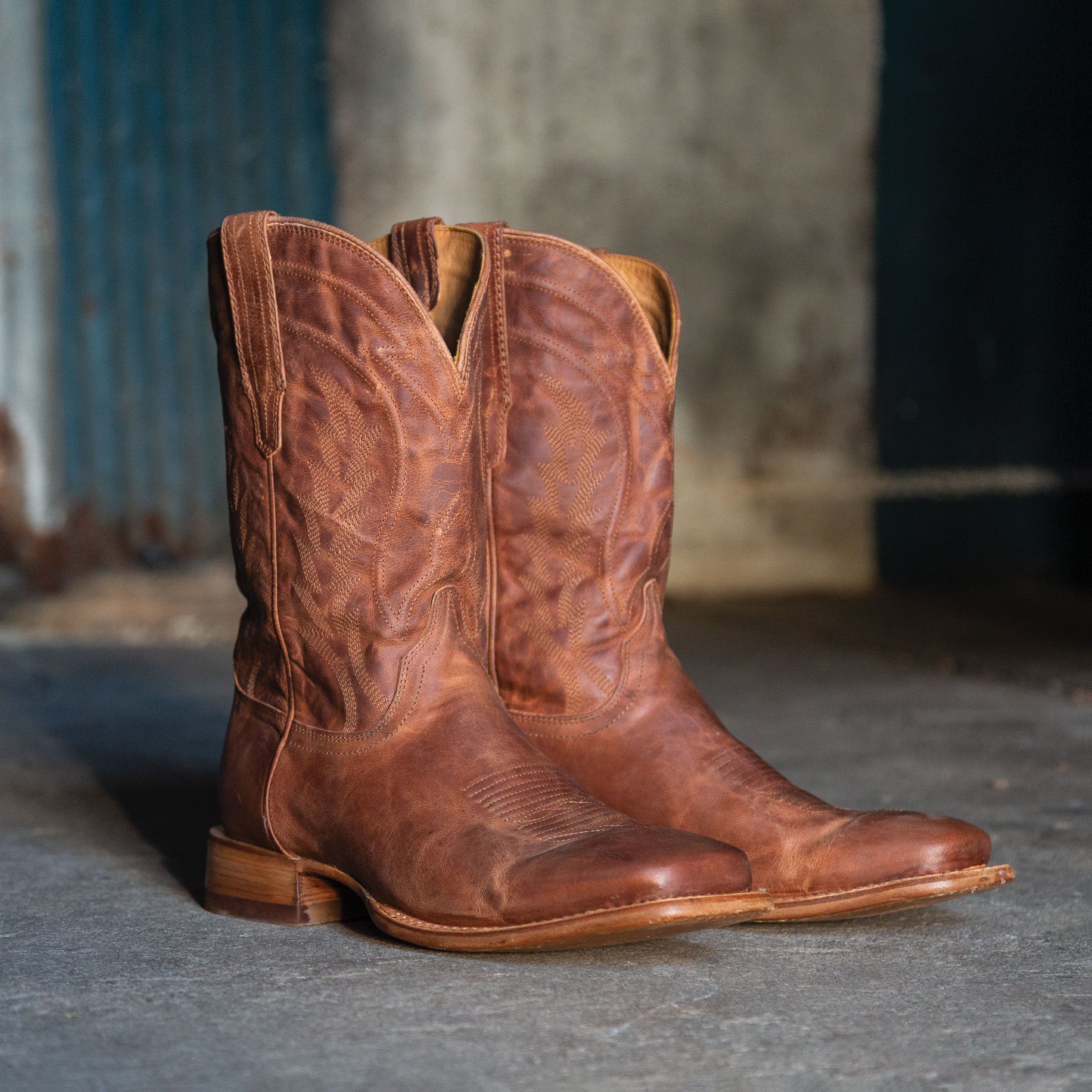 Men's Broad Square Toe Boots | The Doc - Scotch | Tecovas