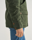 Closeup detail view of Men's Barn Coat - Pine