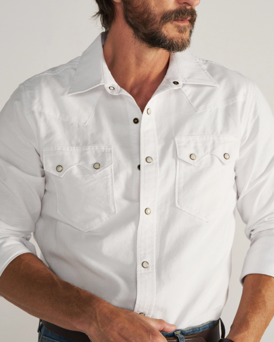 Men's Vintage Weight Pearl Snap | Tecovas