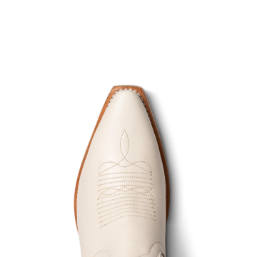 Toe view of The Annie - Bone on plain background