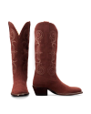 Pair view of The Jane - Brick Suede on plain background