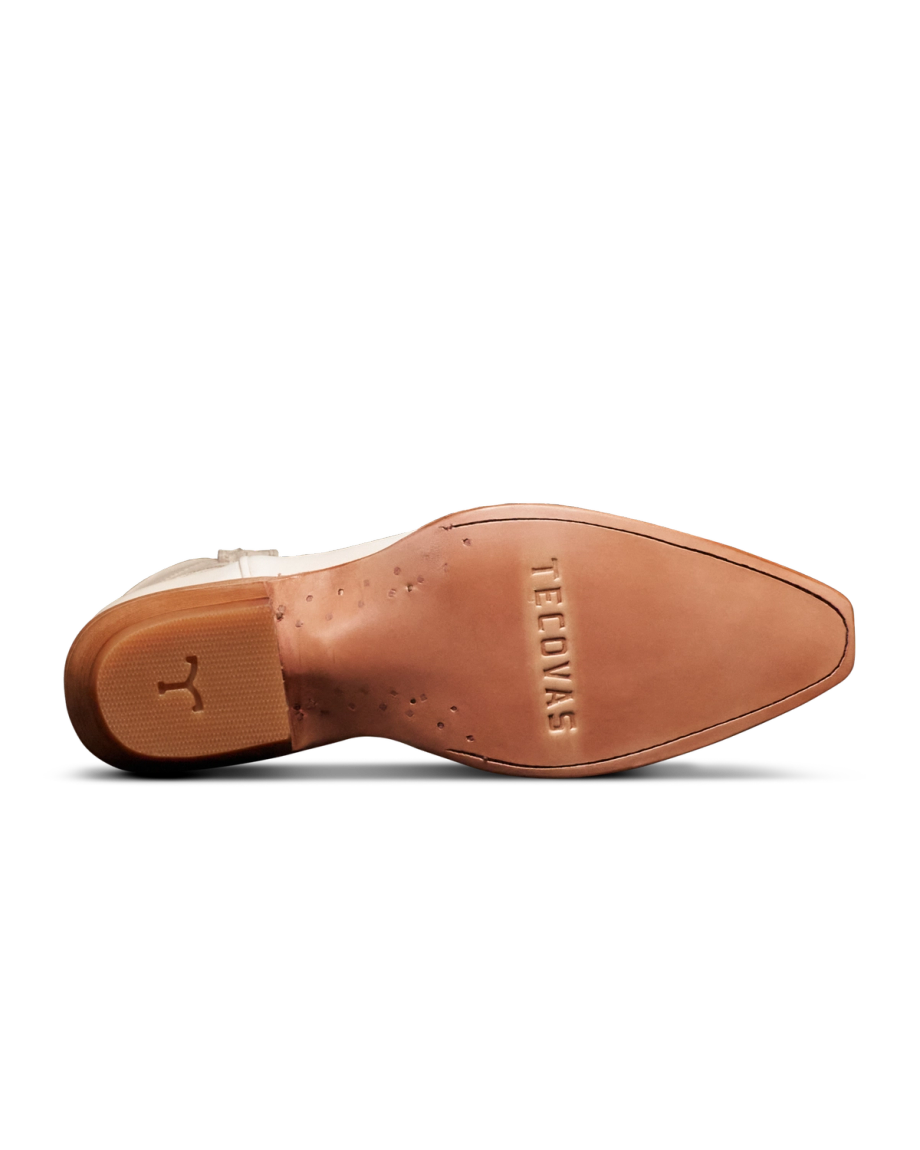 Sole view of The Annie - Bone on plain background