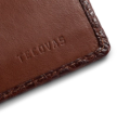 Front view of Bifold Card Case - Walnut on plain background