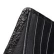 Closeup view of Alligator Billfold - Midnight