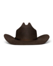 Back view of Cattleman Fur Cowboy Hat - Umber on plain background
