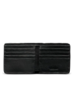 Inside view of Men's Stingray Billfold - Jet Black on plain background