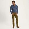 Man in olive jeans